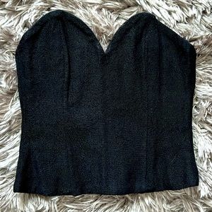 NWOT ARITZIA - TALULA  BUSTIER/ CORSET BLACK
